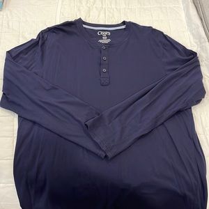 Chaps Navy Henley